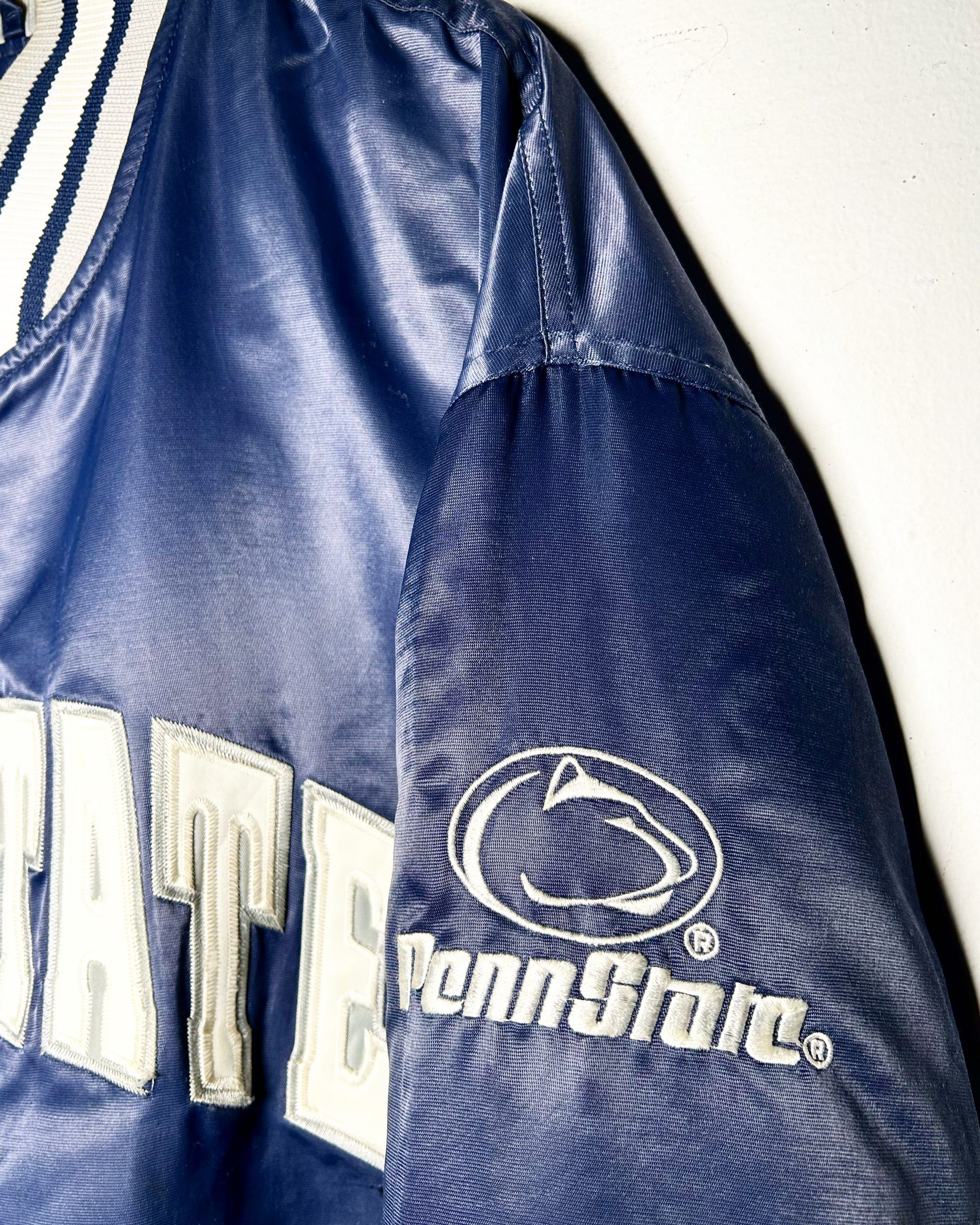 Vintage penn state deals bomber jacket