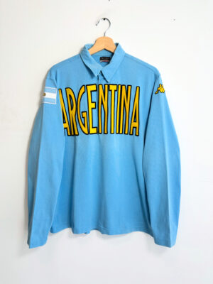 Kappa Argentina 90's Vintage Rugby Polo.