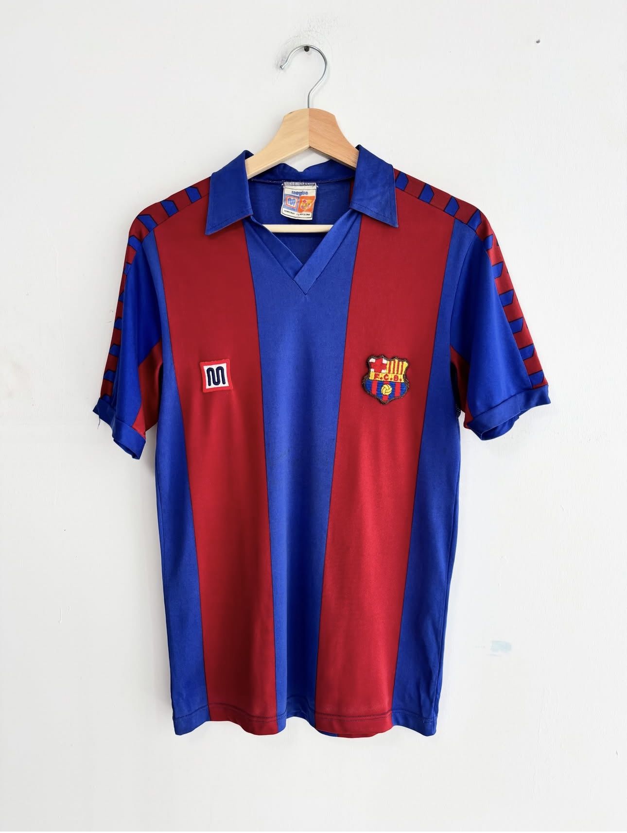 Meyba FC Barcelona 1984-89 Vintage Soccer Jersey.