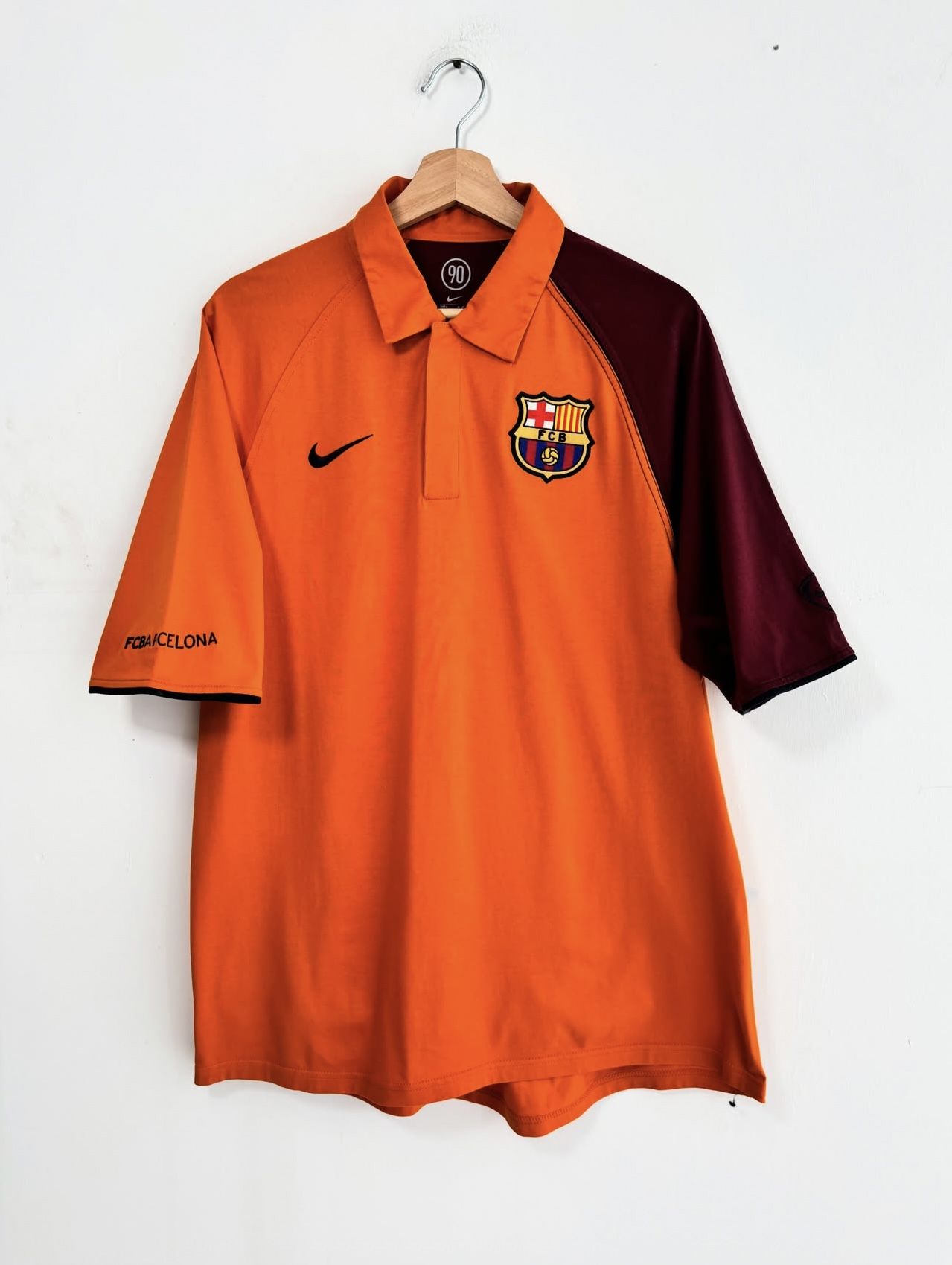 Nike Total 90 FC Barcelona 2004-05 Vintage Polo.